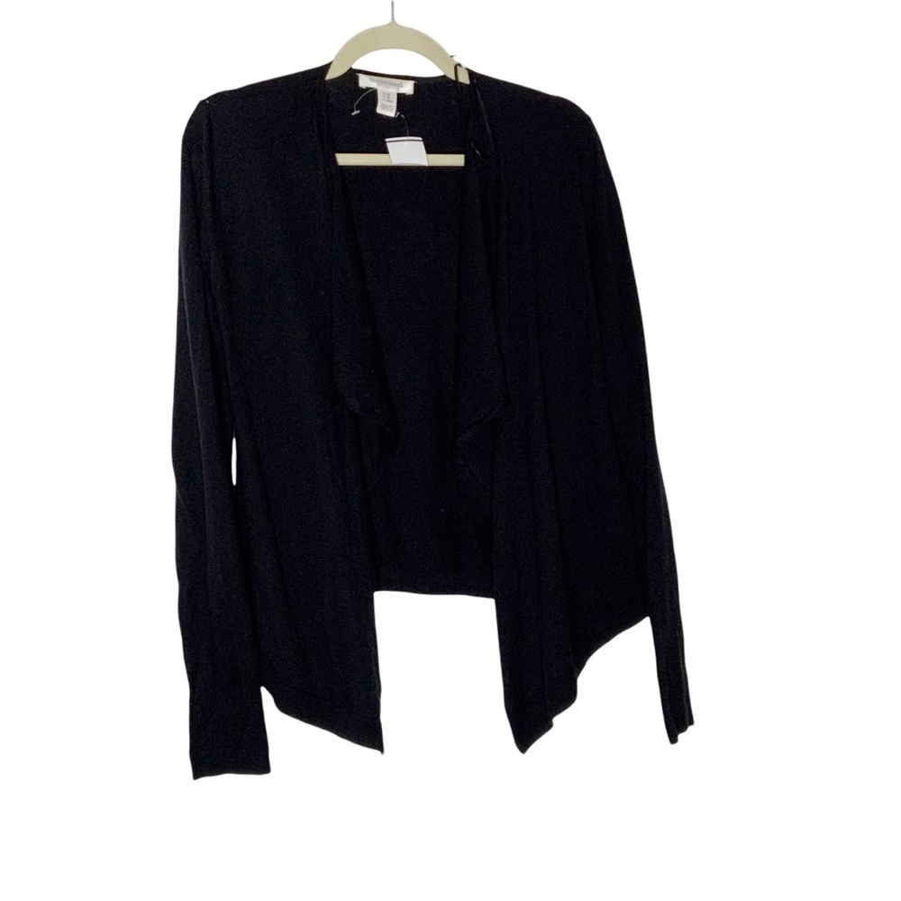 Motherhood MATERNITY black open front cardigan. Size XS